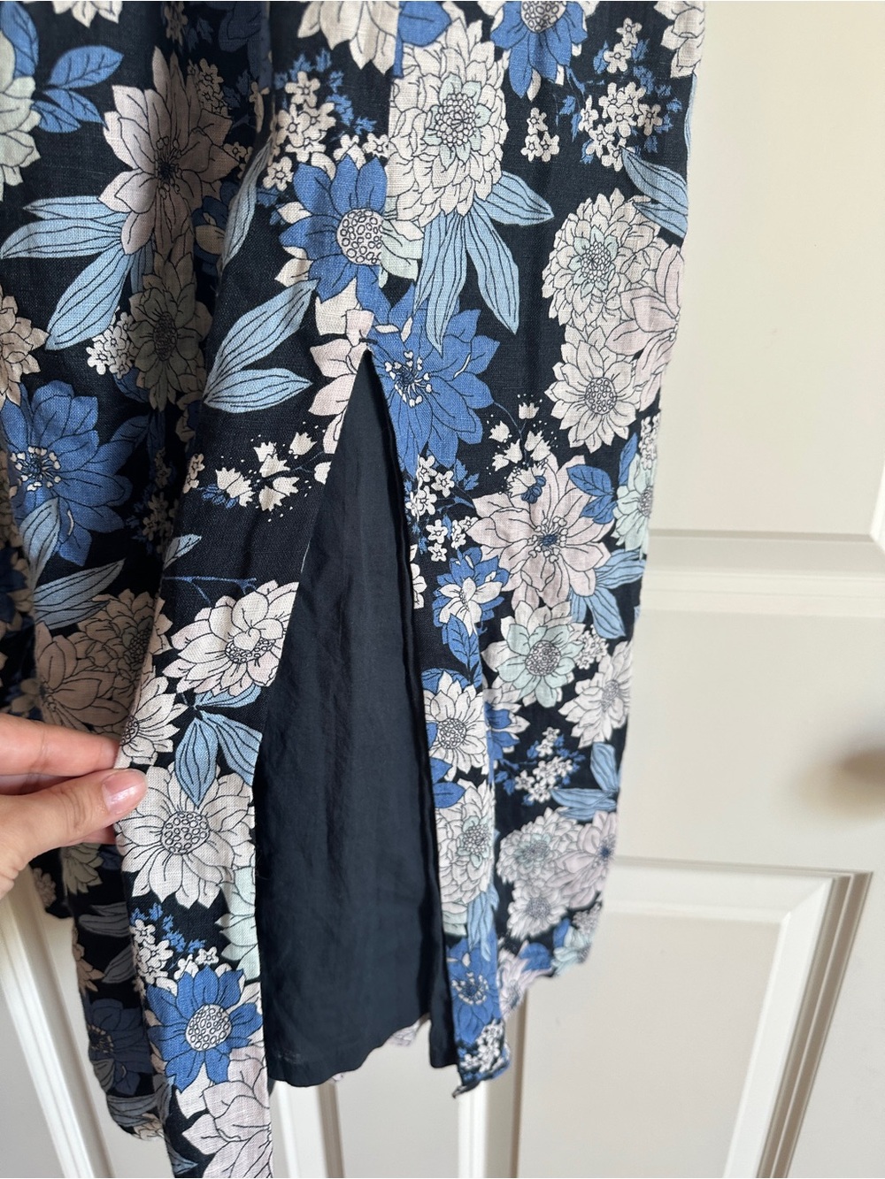 J. Crew Linen daydream dress in zinnia floral - Picture 6 of 11